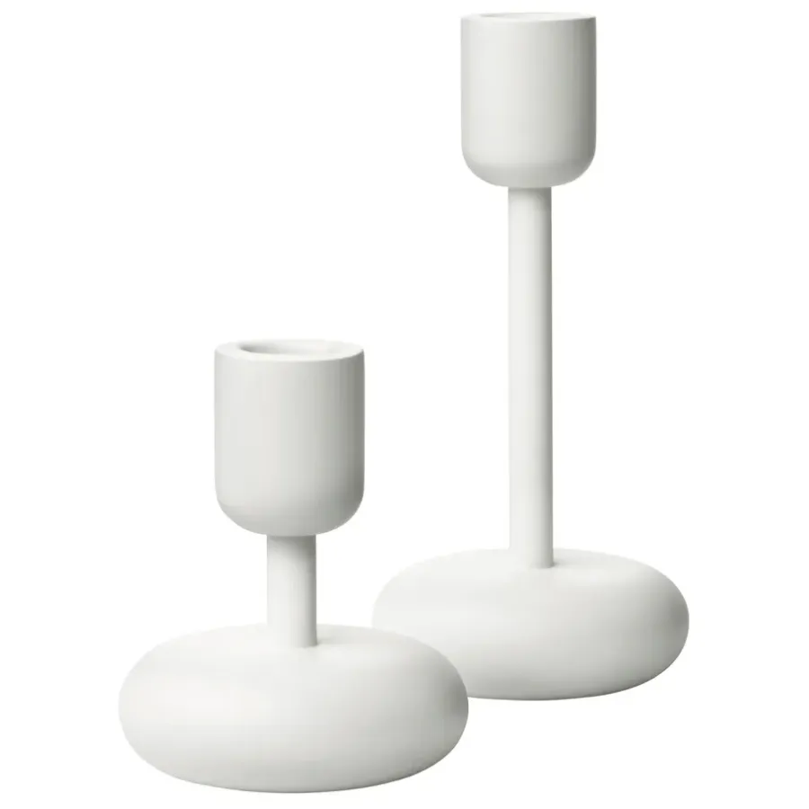 Nappula ljusstake set, Vit^Iittala Outlet