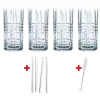Cocktailglas|Drinkglas-Nachtmann Natchmann Feel Good Longdrinkglas 4-pack, 44,5 cl