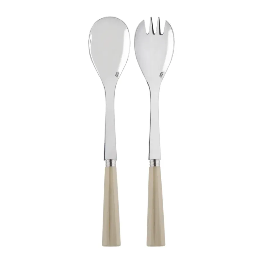 Nature salladsbestick 2 delar, Faux horn^SABRE Paris Clearance