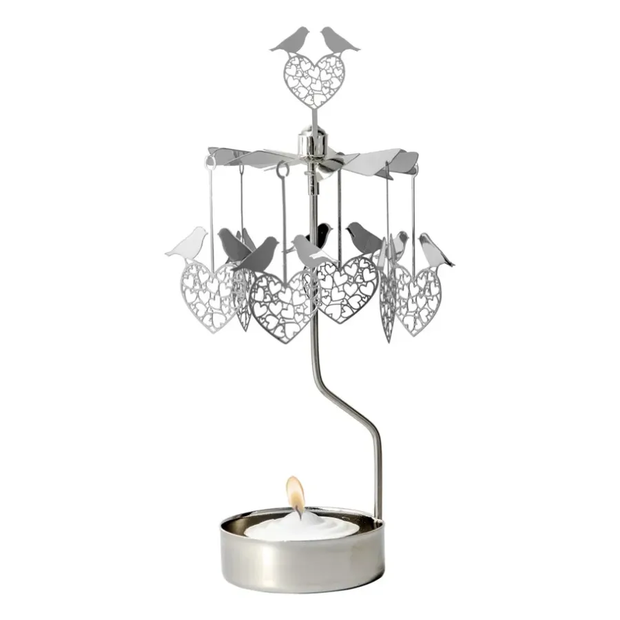 Juldekorationer & Julpynt-Pluto Design Änglaspel fågelhjärta, Silver