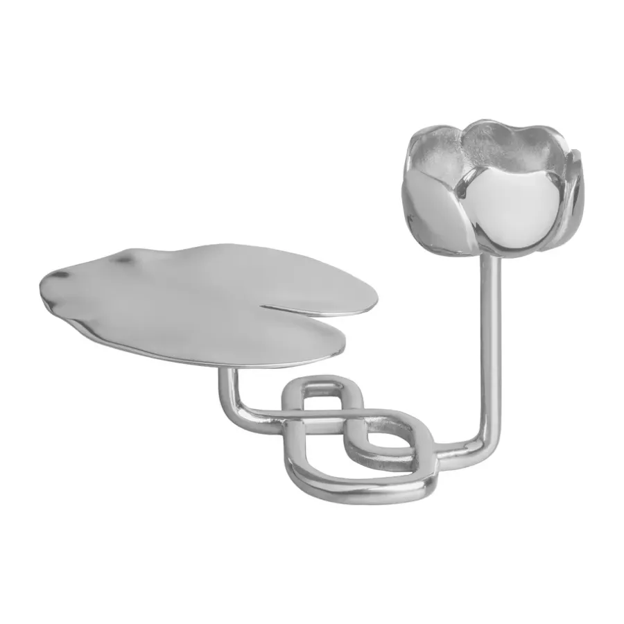 Ljusstakar-Hilke Collection Ninfea No.1 ljusstake, Förnicklad mässing