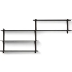 Hyllor & Hyllsystem|Hyllor & Hyllsystem-Gejst Nivo hylla B, Svartbetsad ask-svart