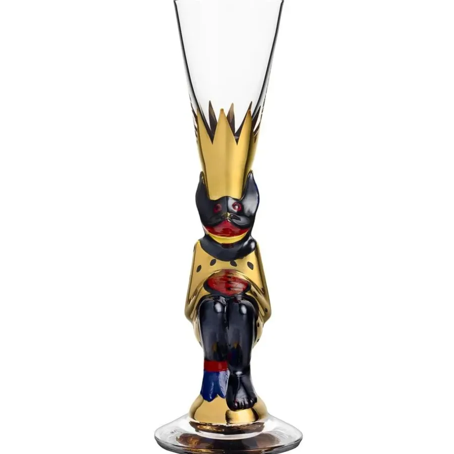 Nobel snapsglas 4 cl, guld^Orrefors Outlet