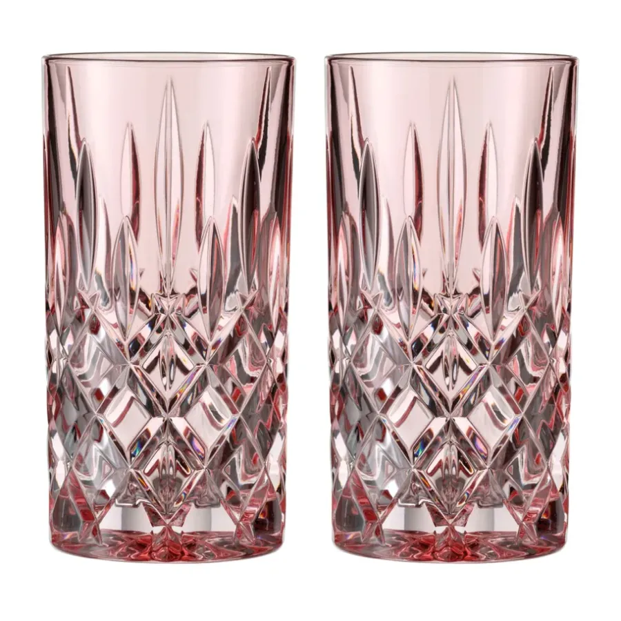 Drinkglas-Nachtmann Noblesse Longdrink glas 39,5 cl 2-pack, Rosé