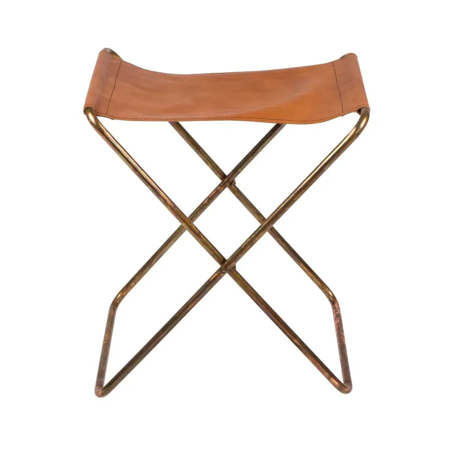 Nola pall läder, brun, 45 cm^Broste Copenhagen Outlet