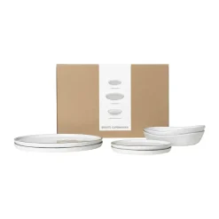 Serviser & Startset-Broste Copenhagen Nordic Salt dinnerset för två, 6 delar