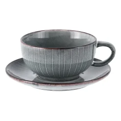 Nordic Sea tekopp med fat, 5,8 cm^Broste Copenhagen Hot