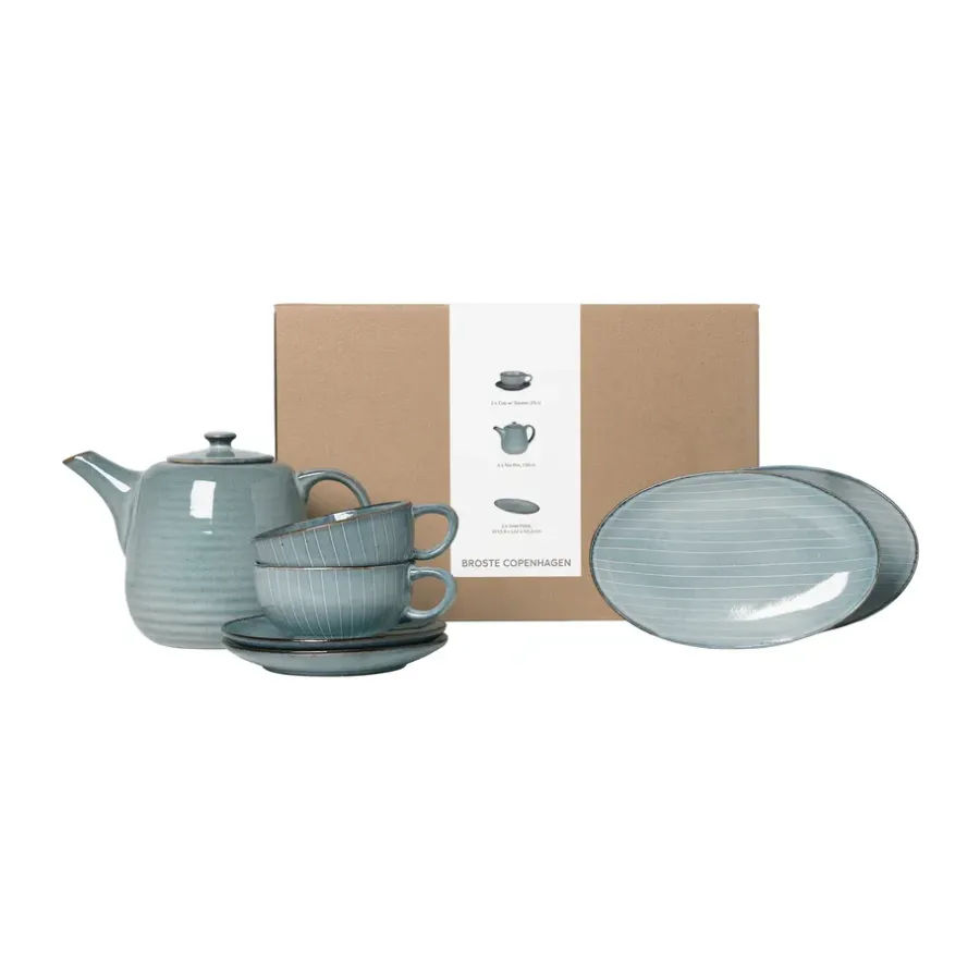 Serviser & Startset-Broste Copenhagen Nordic Sea teservis för två, 5 delar