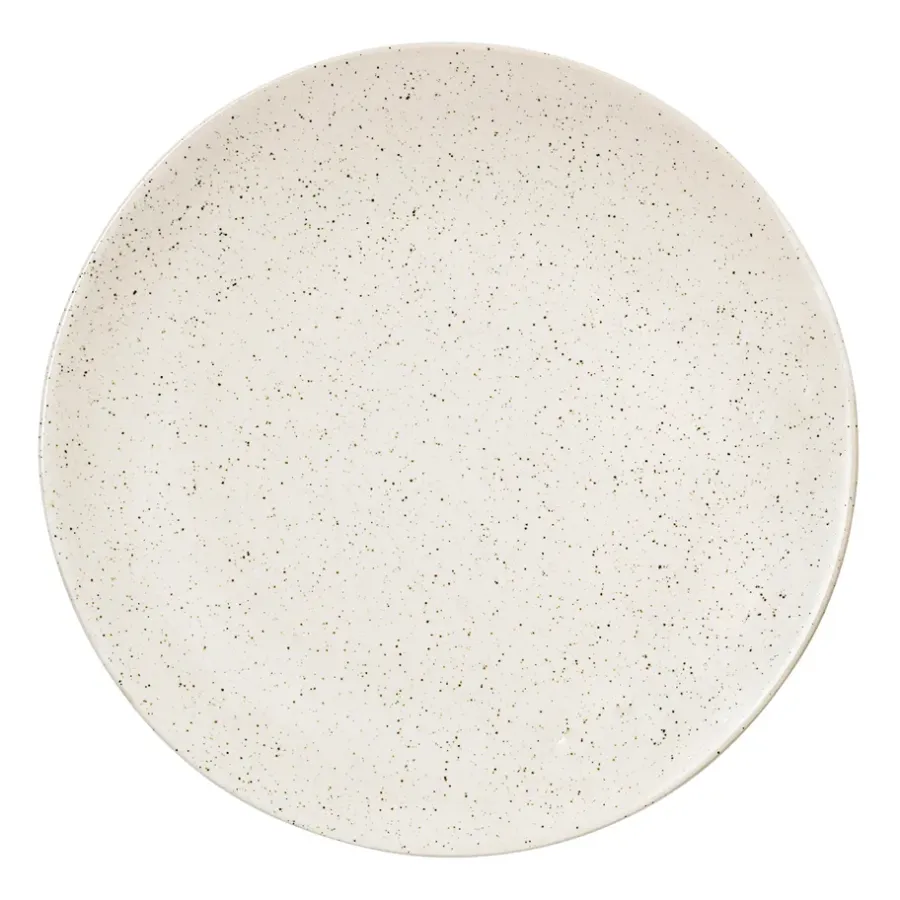 Mattallrikar-Broste Copenhagen Nordic Vanilla mattallrik Ø26 cm, Cream with grains