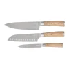 Knivset-Nordwik knivset 3 delar, Pakka trä