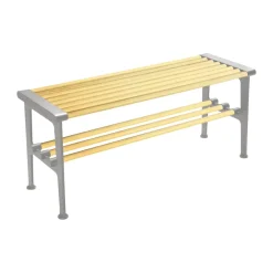 Nostalgi bänk 100 cm, Björk-aluminium^Essem Design Best