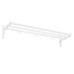 Nostalgi hatthylla, skohylla, vit, vit^Essem Design Sale