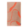 Badlakan-Mette Ditmer Nova Arte badhandduk 70x133 cm, Latte-orange