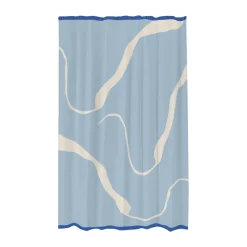 Nova Arte duschdraperi 150x200 cm, Light blue-off-white^Mette Ditmer Clearance