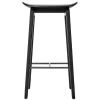 NY11 barstol 65 cm, Svartbetsad ek^NORR11 Best