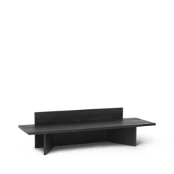 Oblique bänk, oak black oiled^Ferm Living New