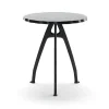 Balkongmöbler·Balkongbord & Cafébord|Balkongbord & Cafébord-Byarums bruk Odd cafébord, Svart, svartlackat stativ, vågkant