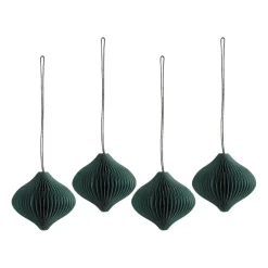 Onion julgranshänge 4-pack, Forest Green^Scandi Living Hot
