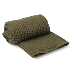 Badlakan|Handdukar-Ferm Living Organic badhandduk 70x140 cm, Olive