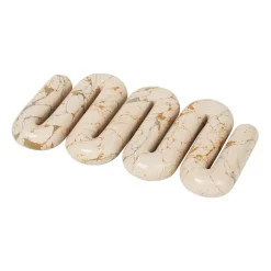 Orla grytunderlägg 14x25 cm, White-tawny yellow^Broste Copenhagen Best