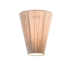 Lampskärmar-Northern Oslo Wood golvlampa skärm, Beige