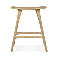 Pallar-Ethnicraft Osso Counter hög pall 67 cm, Hårdvaxoljad ek