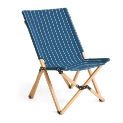 Sittmöbler·Trädgårdsstolar & Utestolar|Trädgårdsstolar & Utestolar-HAY Outdoor Market stol ihopfällbar, Blue-beige