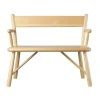 Barnstolar|Barnstolar-FDB Møbler P11 barnbänk, Beech nature lacquered