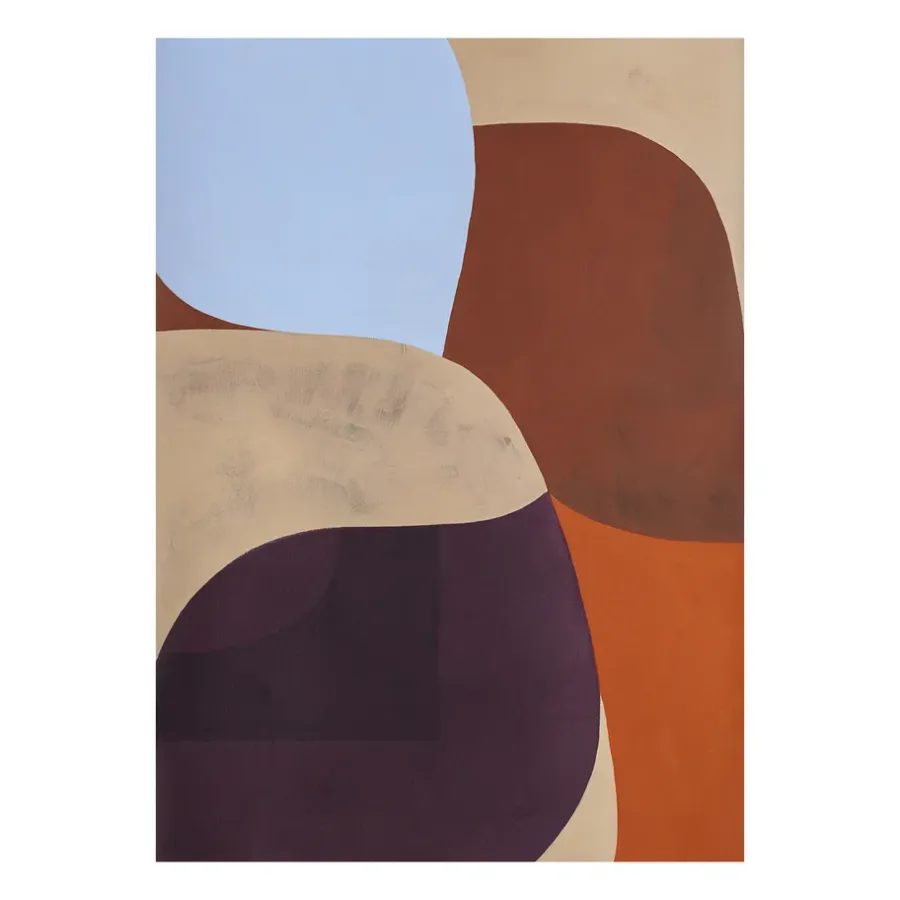 Painted Shapes 02 poster, 50x70 cm^Paper Collective Online