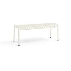 Trädgårdssoffor & Trädgårdsbänkar-HAY Palissade bänk 120x42 cm, Cream white