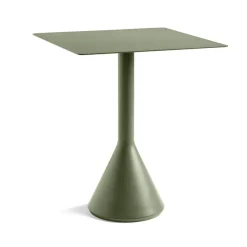 Balkongmöbler·Balkongbord & Cafébord|Balkongbord & Cafébord-HAY Palissade Cone kvadratiskt cafébord 65x65 cm, Olive