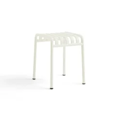 Sittmöbler·Utomhuspallar & Barstolar Utomhus|Utomhuspallar & Barstolar Utomhus-HAY Palissade pall, Cream white