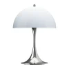 Panthella 250 portabel bordslampa V3, Chrome opal blue grey^Louis Poulsen Outlet