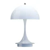 Fönsterlampor|Portabla Lampor-Louis Poulsen Panthella 160 Portable v3 bordslampa, Opal pale blue