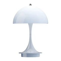 Fönsterlampor|Portabla Lampor-Louis Poulsen Panthella 160 Portable v3 bordslampa, Opal pale blue