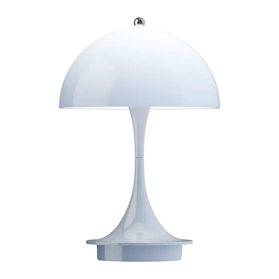 Fönsterlampor|Portabla Lampor-Louis Poulsen Panthella 160 Portable v3 bordslampa, Opal pale blue