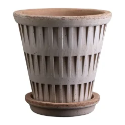 Trädgårdsdetaljer & Tillbehör·Utekrukor|Utekrukor-Bergs Potter Pantheon raw kruka, Rosa, Ø25 cm