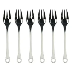Dessertbestick-Gense Pantry tårtgaffel 6-pack, Rostfritt stål