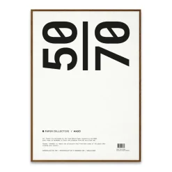 ram plexiglas-mörk ek, 50x70 cm^Paper Collective New