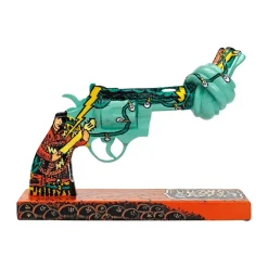 Dekorationsdetaljer-Non Violence Peace n Luv dekoration 19 cm, Multi