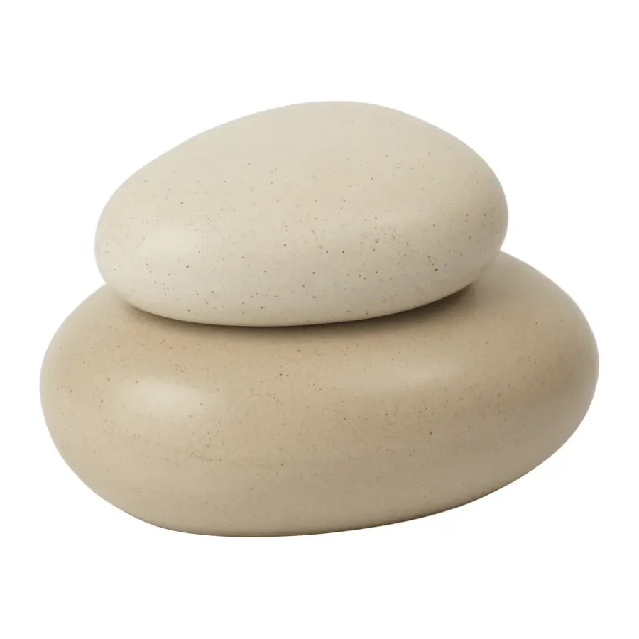 Pebble ask medium, Sand/Cream^Ferm Living Clearance