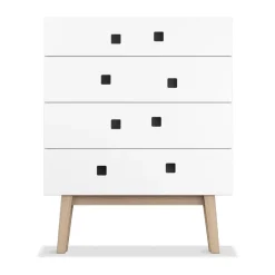 Byråer & Hurtsar|Byråer & Hurtsar-Zweed Peep B3 byrå, vit, retro, ekstativ