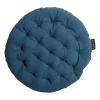 Stolsdynor-Linum Pepper stolsdyna Ø37 cm, Indigoblå