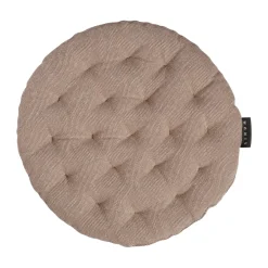 Pepper stolsdyna Ø37 cm, Mörk mullvadsbrun^Linum Sale