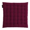 Pepper stolsdyna 40x40 cm, Burgundyröd^Linum Discount