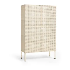 Perforated Cabinet skåp large, Eggshell^HAY Clearance
