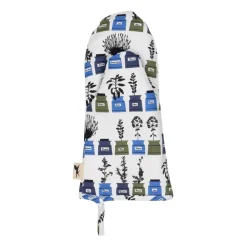 Grytlappar & Grytvantar|Grytlappar & Grytvantar-Almedahls Persons kryddskåp grillvante litet mönster, Blå