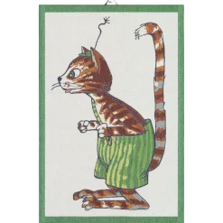 Pettson & Findus kökshandduk, Findus^Ekelund Linneväveri New