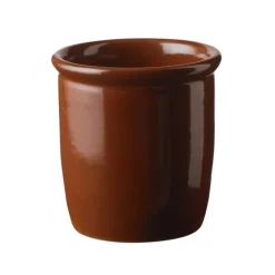 Förvaringsburkar-Knabstrup Keramik Pickle burk 0,5 l, brun