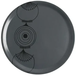 Dekorationsbrickor-Almedahls Picknick Elements bricka lök Ø38, Mörkgrå